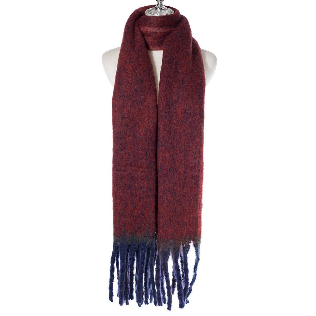 Scarf Wine with a touch of blue, Autumn/Winter