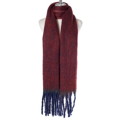Scarf Wine with a touch of blue, Autumn/Winter