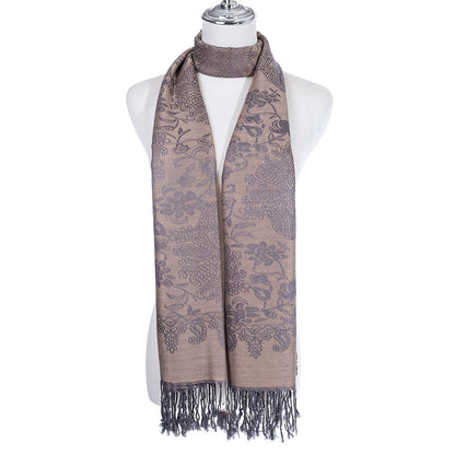 Scarf Light Brown/Sand Colour, Pashmina feel