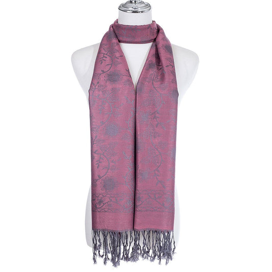 Scarf Coral , Pashmina feel
