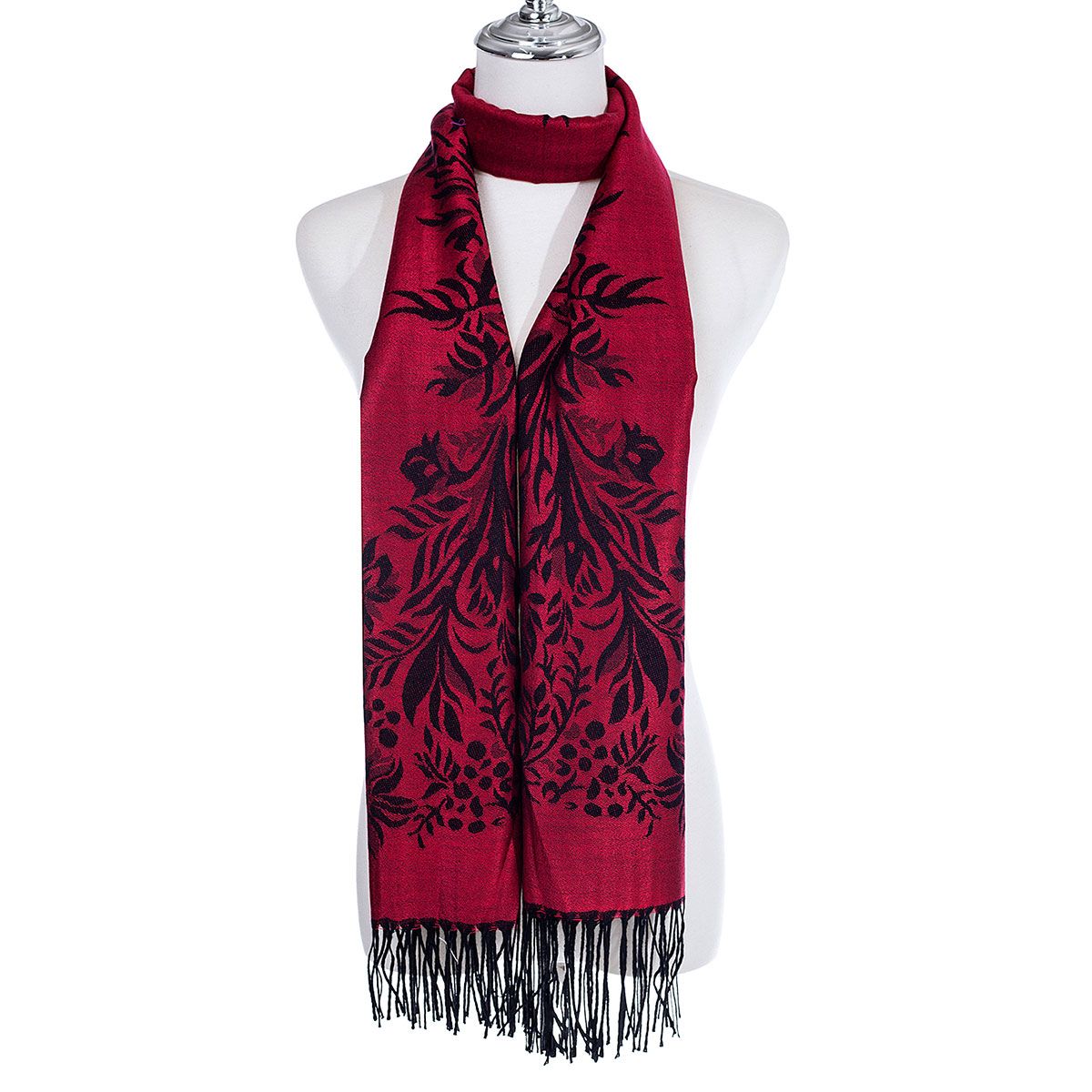 Scarf Red Colour, Pashmina feel