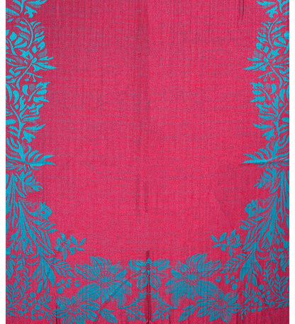 Pashmina feel, Teal, with Red base Scarf